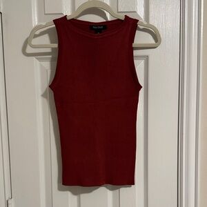 White House Black Market Red Tank Top